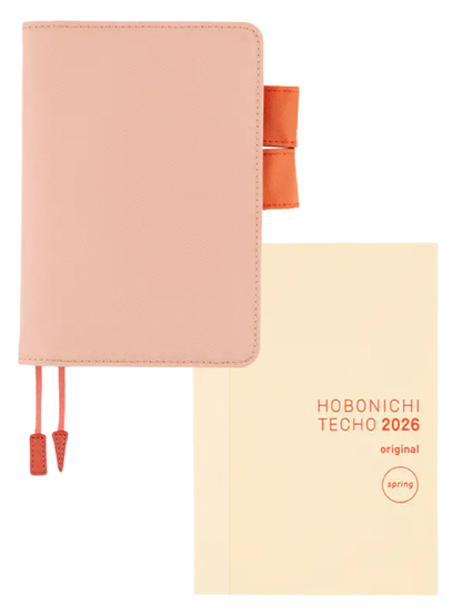 Hobonichi Techo Colors Airy Flamingo Cover Original Size A6 Polyester Planner Cover