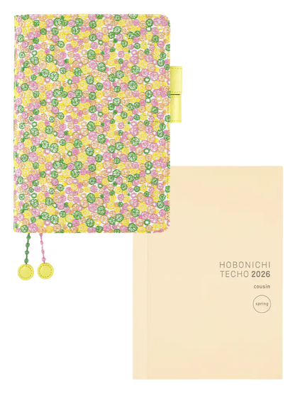 Hobonichi Techo Cousin mina perhonen Skyful Yellow Planner Cover