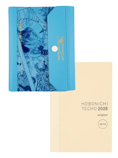 Hobonichi Techo 2026 ONE PIECE Magazine Banquet BLUE Original Size (A6) Planner Cover