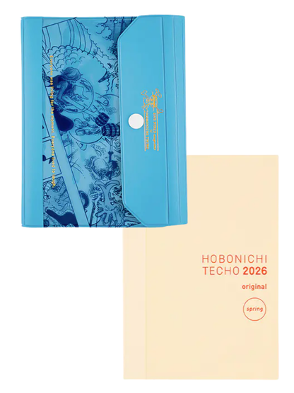 Hobonichi Techo 2026 ONE PIECE Magazine Banquet BLUE Original Size (A6) Planner Cover