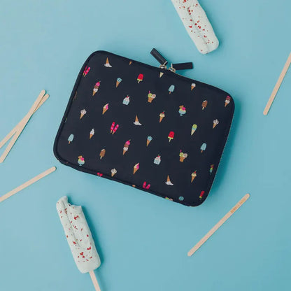 Hobonichi Techo 2026 Tie & Chief Happy Ice Cream Drawer Pouch