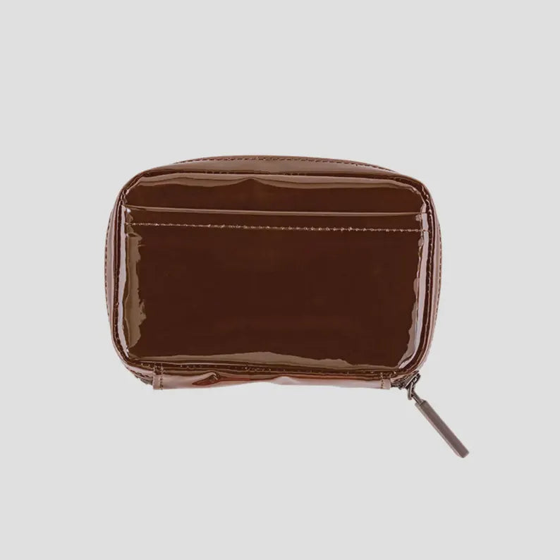 Hobonichi Techo 2026 Transparent Brown Drawer Pouch Pocket