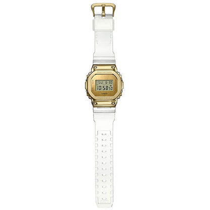 G-SHOCK GM-5600SG-9JF Metal Covered Line Gold Tone Shock Resistant Digital Watch