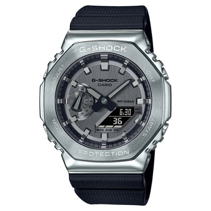 CASIO G-SHOCK GM-2100-1AJF Digital Analog Metal Bezel Resin Band LED Light Watch