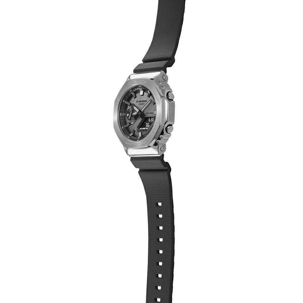 CASIO G-SHOCK GM-2100-1AJF Digital Analog Metal Bezel Resin Band LED Light Watch
