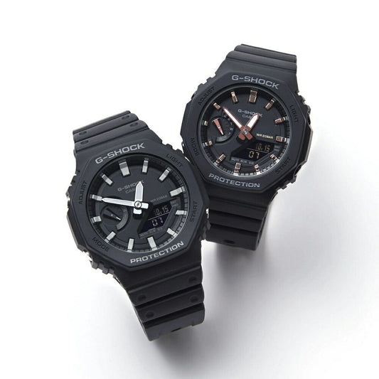 Casio G-SHOCK Set GA-2100-1AJF & GMA-S2100-1AJF Pair Watch