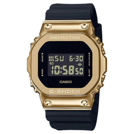 CASIO G-SHOCK GM-5600UG-9JF Black Gold Metal Bezel LED Light Digital Watch