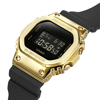 CASIO G-SHOCK GM-5600UG-9JF Black Gold Metal Bezel LED Light Digital Watch