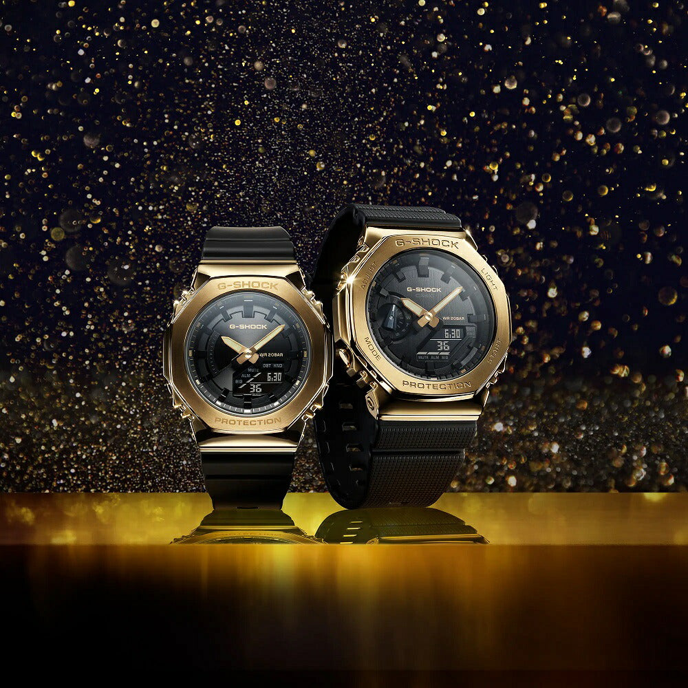 Casio G-SHOCK GM-2100G-1A9JF & GM-S2100GB-1AJF Pair Set with Box Watch