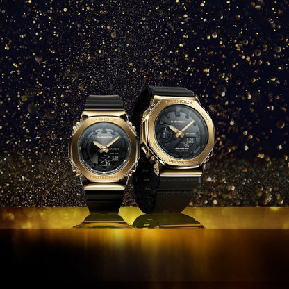 Casio G-SHOCK GM-2100G-1A9JF & GM-S2100GB-1AJF Pair Set with Box Watch