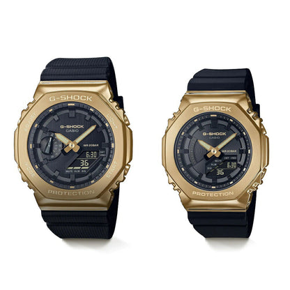 Casio G-SHOCK GM-2100G-1A9JF & GM-S2100GB-1AJF Pair Set with Box Watch