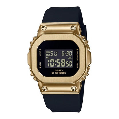 Casio G-SHOCK GM-S5600UGB-1JF Black & Gold Metal Covered Digital Watch