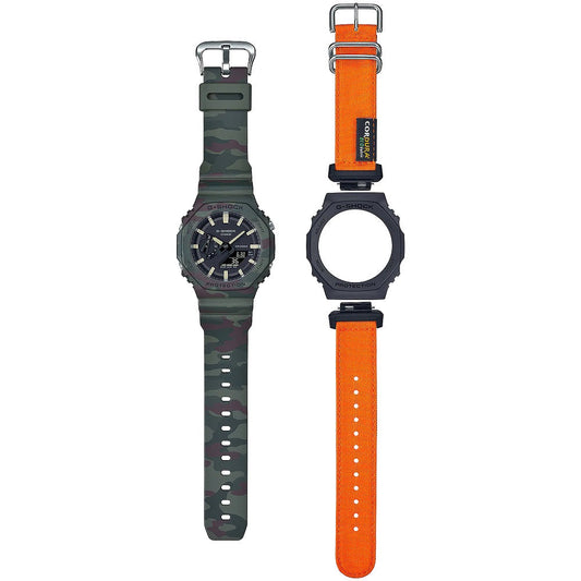 CASIO G-SHOCK Combination with CORDURA® ECO Cross Band Digital Analog Watch