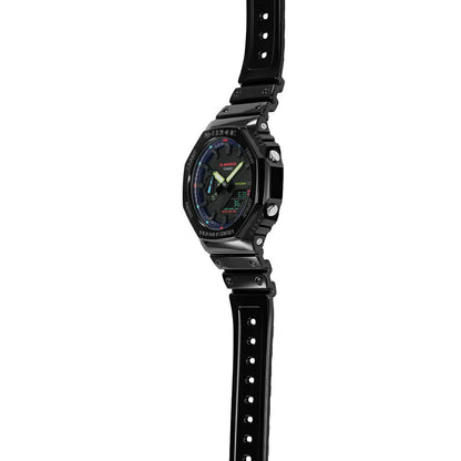 Casio G-Shock GA-2100RGB-1AJF Analog-Digital Watch Black Rainbow