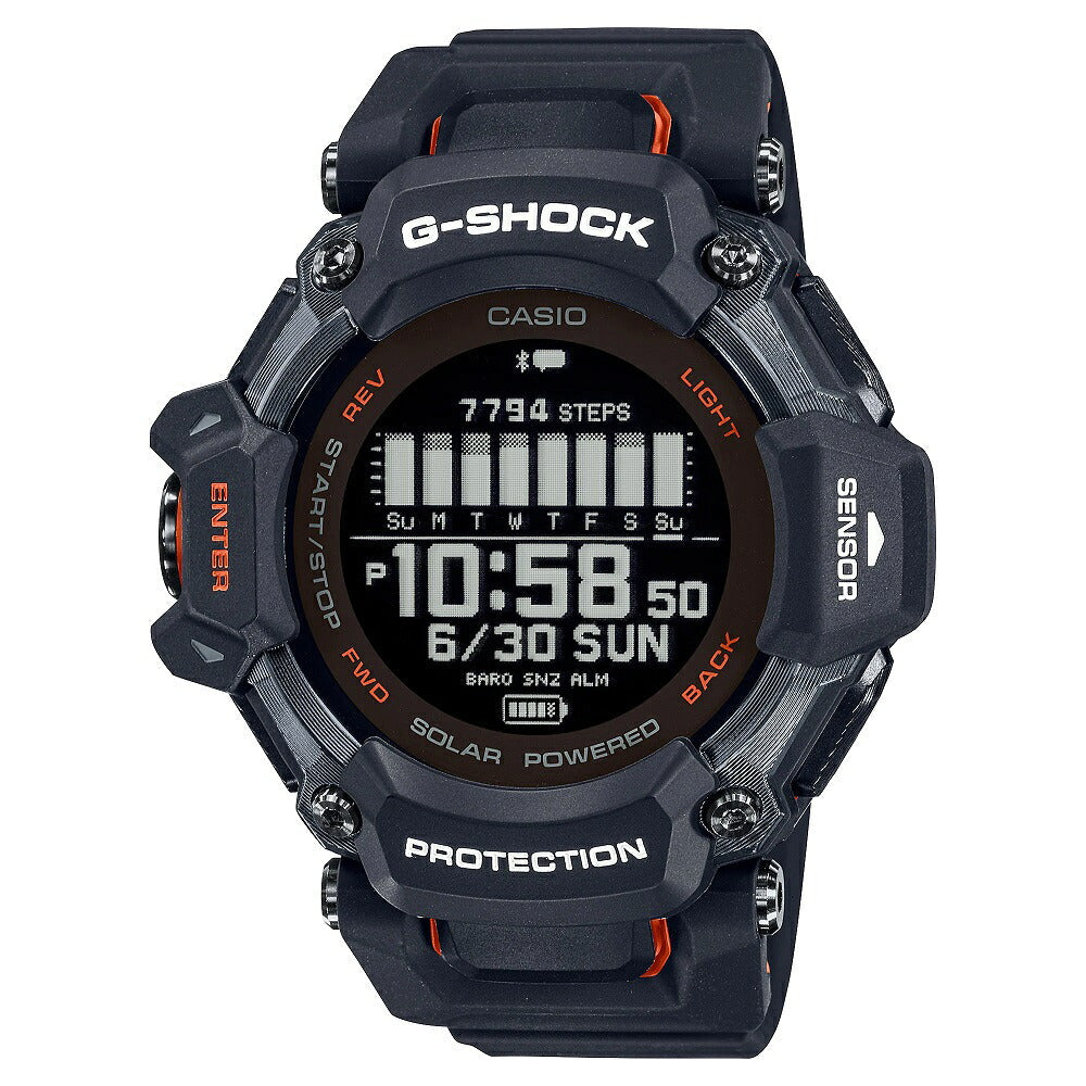 Casio G-Shock GBD-H2000-1AJR G-SQUAD GPS Solar Watch