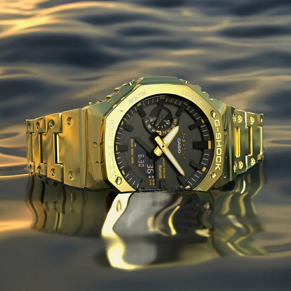 Casio G-Shock GM-B2100GD-9AJF Full Metal Gold Solar Bluetooth Watch