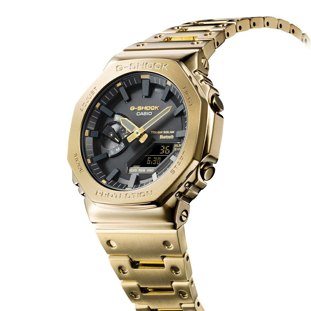 Casio G-Shock GM-B2100GD-9AJF Full Metal Gold Solar Bluetooth Watch