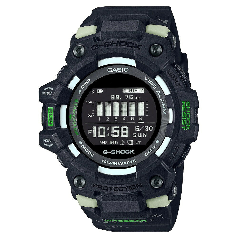 CASIO G-SHOCK GBD-100LM-1JF G-SQUAD GPS Step Counter LED Light Sports Watch