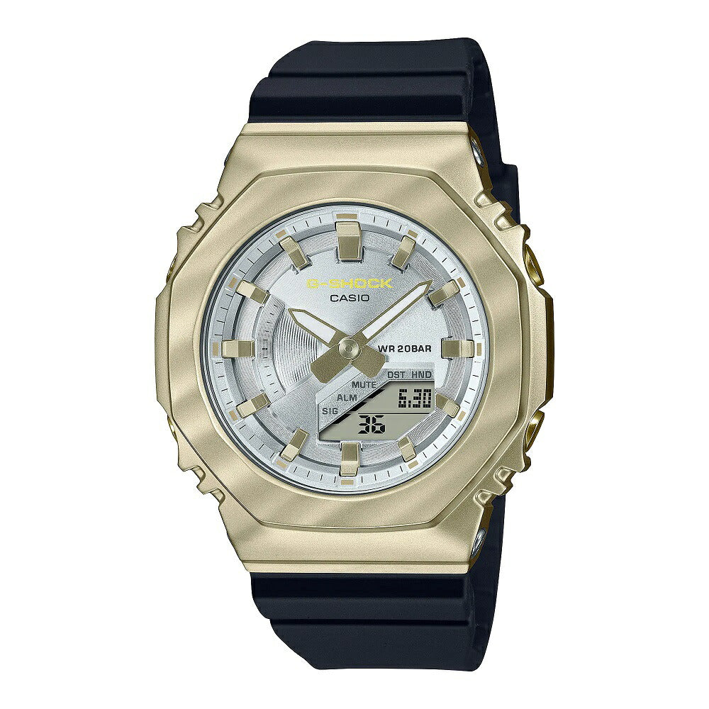 CASIO G-SHOCK GM-S2100BC-1AJF Metal Bezel LED World Time Digital Analog Watch