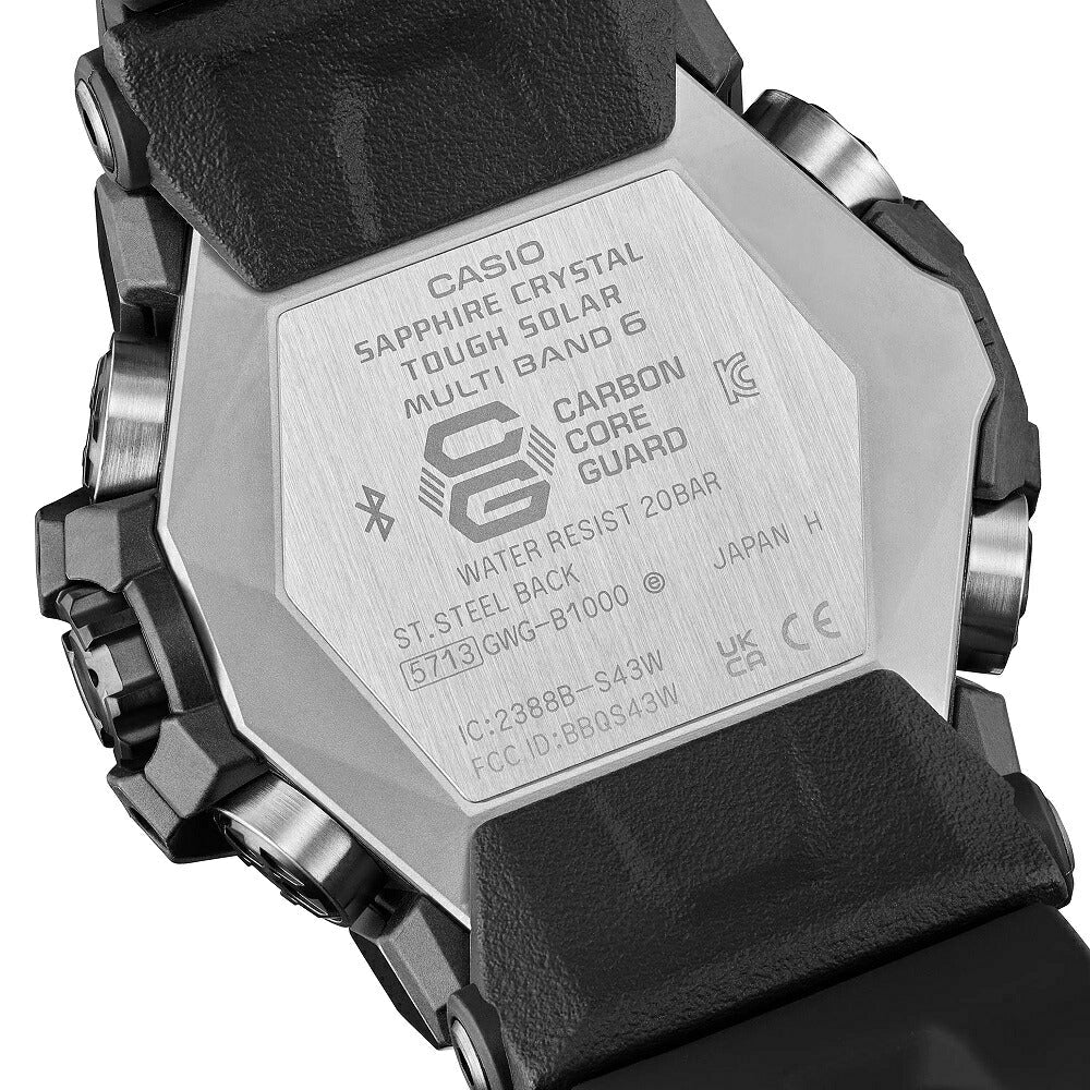 Casio G-Shock GWG-B1000-1AJF Mudmaster Solar Radio Watch
