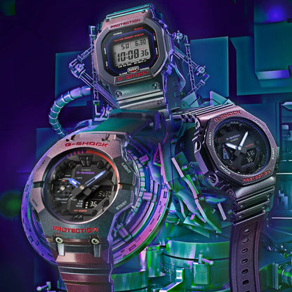 CASIO G-SHOCK GA-2100AH-6AJF Purple Analog-Digital Watch