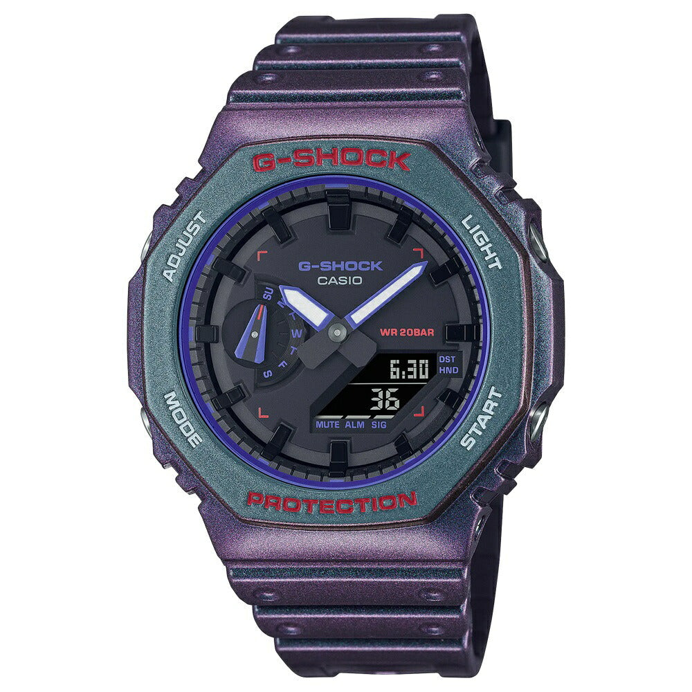 CASIO G-SHOCK GA-2100AH-6AJF Purple Analog-Digital Watch