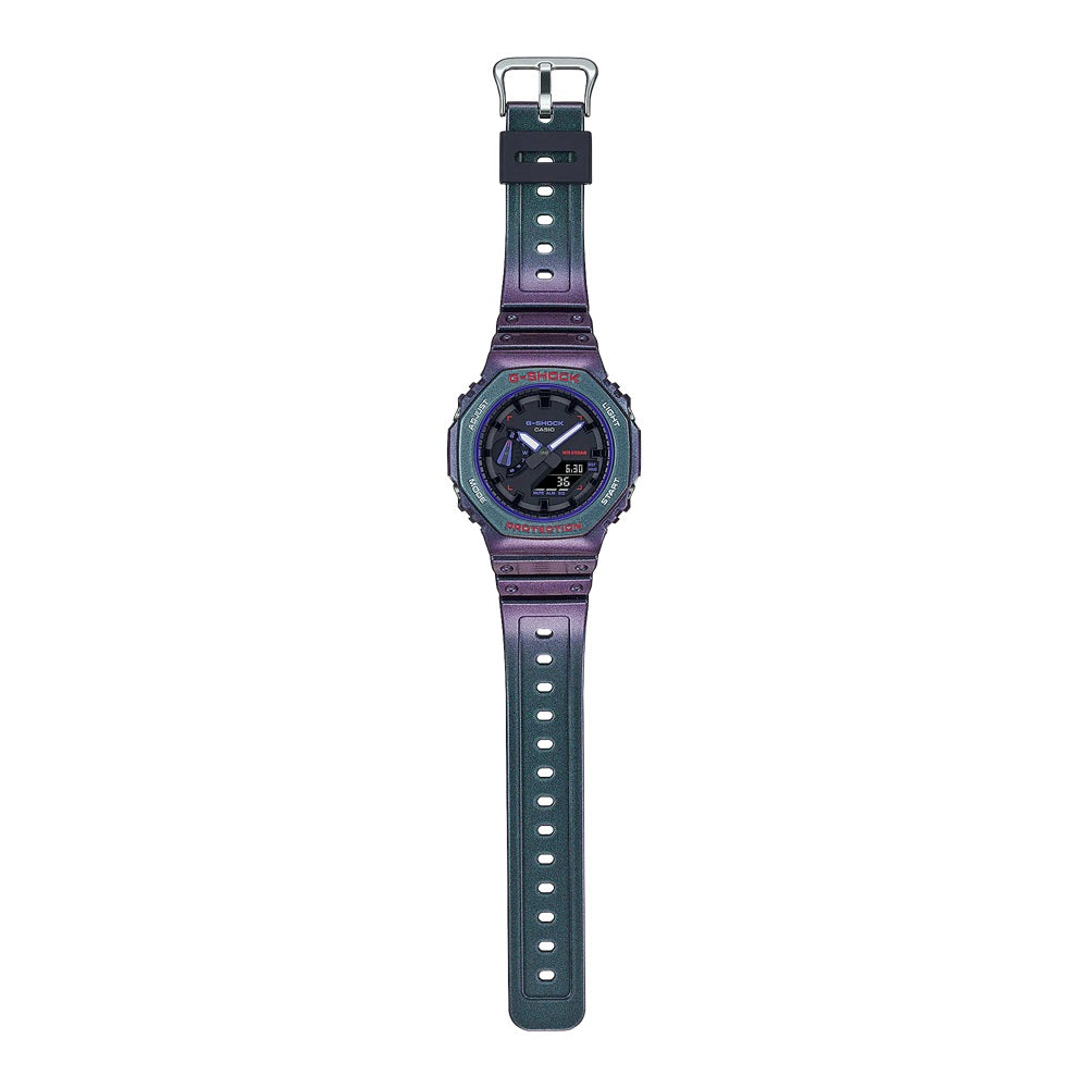 CASIO G-SHOCK GA-2100AH-6AJF Purple Analog-Digital Watch
