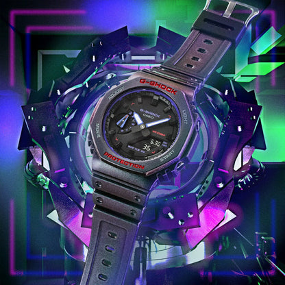 CASIO G-SHOCK GA-2100AH-6AJF Purple Analog-Digital Watch
