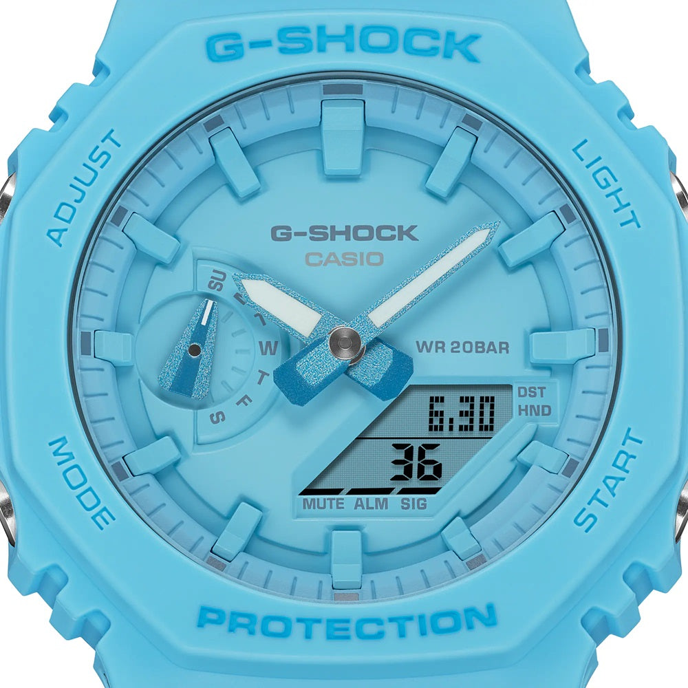 CASIO G-SHOCK GA-2100-2A2JF Navy Blue Analog-Digital Watch