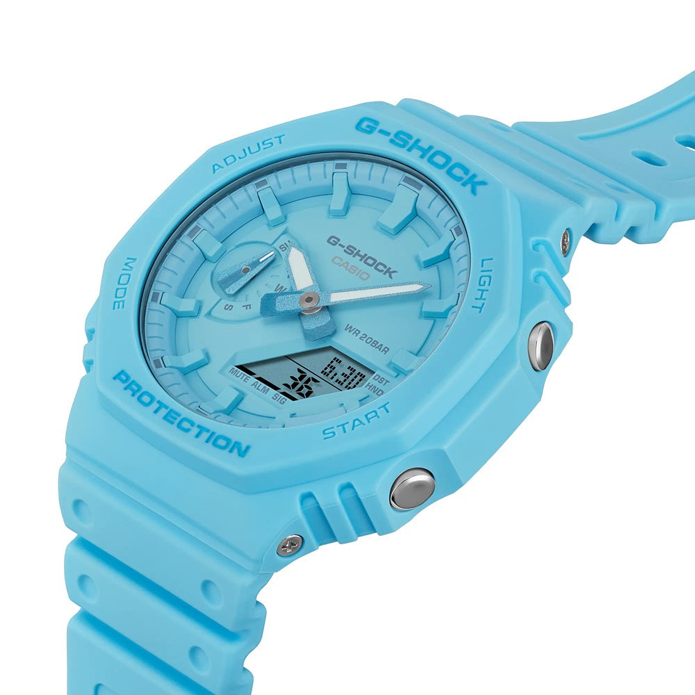CASIO G-SHOCK GA-2100-2A2JF Navy Blue Analog-Digital Watch