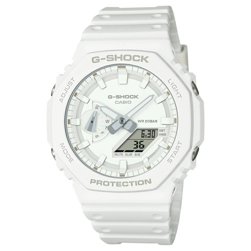 CASIO G-SHOCK GA-2100-7A7JF White Analog-Digital Watch