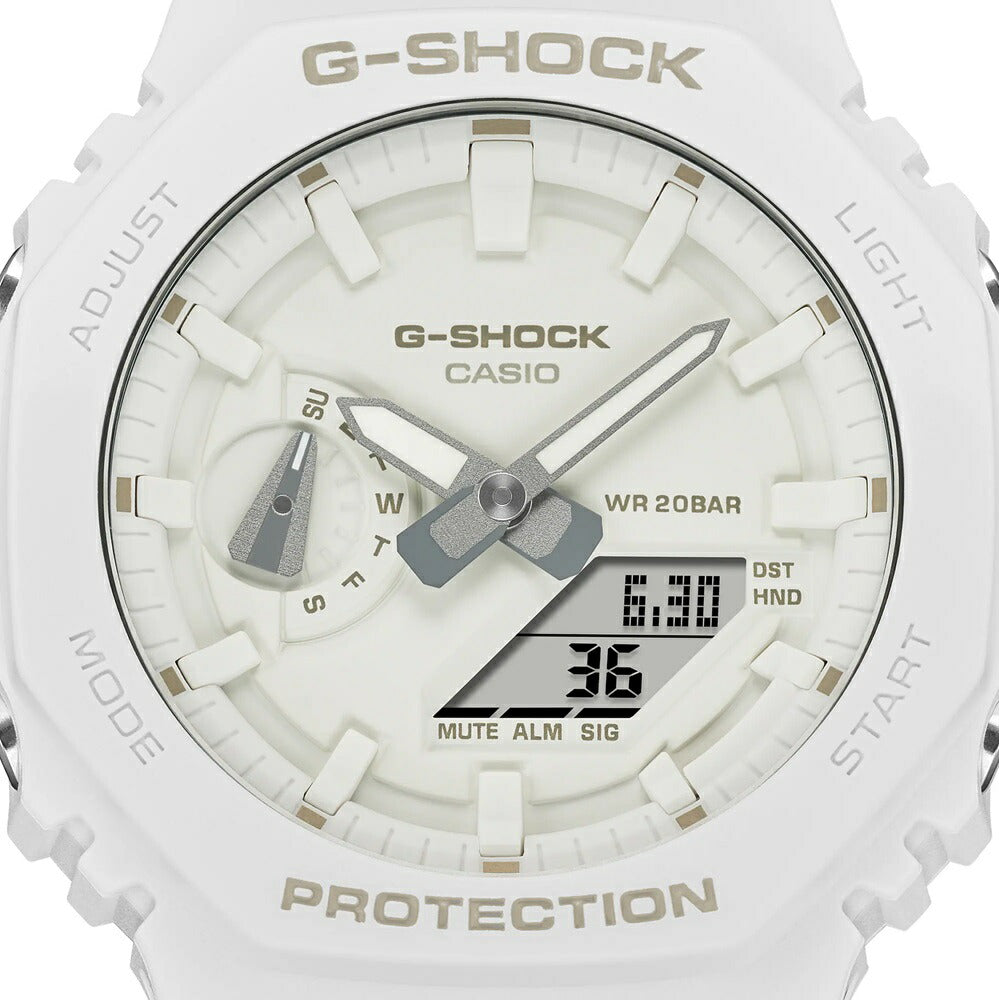 CASIO G-SHOCK GA-2100-7A7JF White Analog-Digital Watch