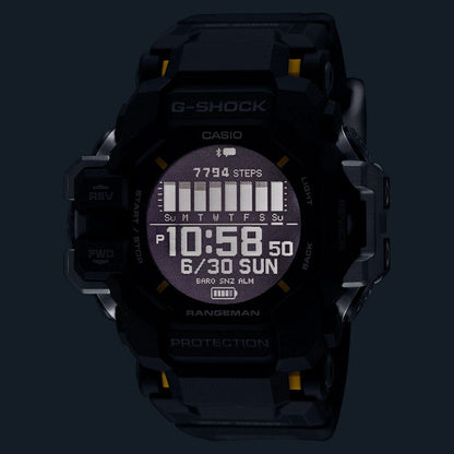 Casio G-Shock GPR-H1000-1JR RANGEMAN GPS Solar Watch
