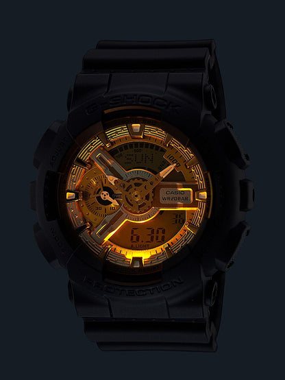 CASIO G-SHOCK GA-110CD-1A9JF Two-Tone Dial Digital Analog Watch