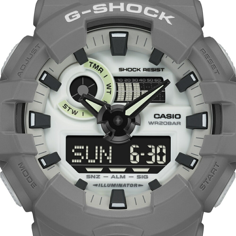CASIO G-SHOCK GA-700HD-8AJF HIDDEN GLOW Series Digital Analog  Watch