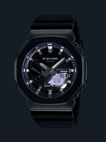 CASIO G-SHOCK GBM-2100-1AJF Analog-Digital Bluetooth Solar Tough Metal Bezel Watch