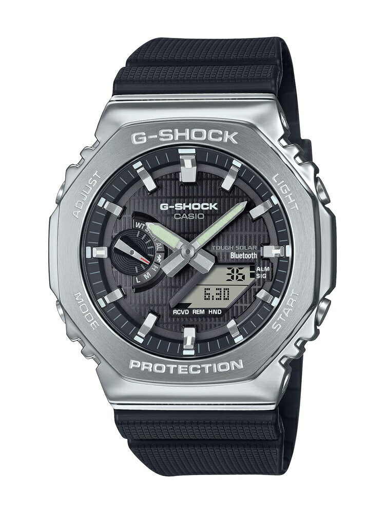 CASIO G-SHOCK GBM-2100-1AJF Analog-Digital Bluetooth Solar Tough Metal Bezel Watch
