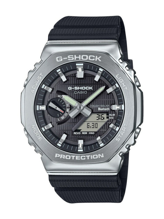 CASIO G-SHOCK GBM-2100-1AJF Analog-Digital Bluetooth Solar Tough Metal Bezel Watch