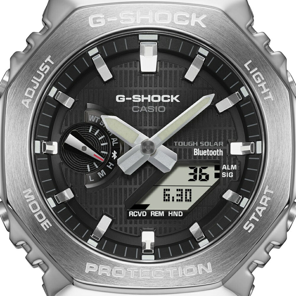 CASIO G-SHOCK GBM-2100-1AJF Analog-Digital Bluetooth Solar Tough Metal Bezel Watch