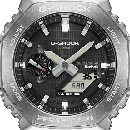CASIO G-SHOCK GBM-2100-1AJF Analog-Digital Bluetooth Solar Tough Metal Bezel Watch