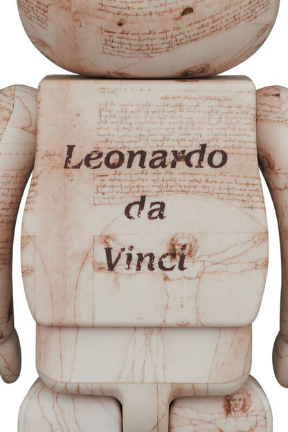 BE@RBRICK Leonardo da Vinci Vitruvian Man 100% & 400% medicom bearbrick