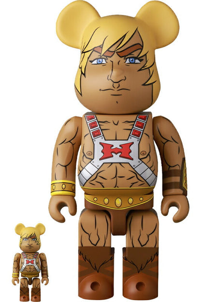 BE@RBRICK Mishka x Masters of The Universe He-Man 100% & 400% medicom bearbrick
