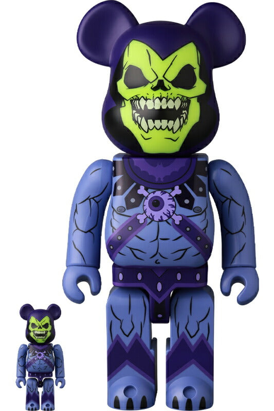 BE@RBRICK Mishka x Masters of The Universe Skeletor 100% & 400% medicom bearbrick