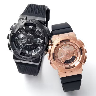 Casio G-SHOCK Pair Set GM-110BB-1AJF & GM-S110PG-1AJF Watch Set