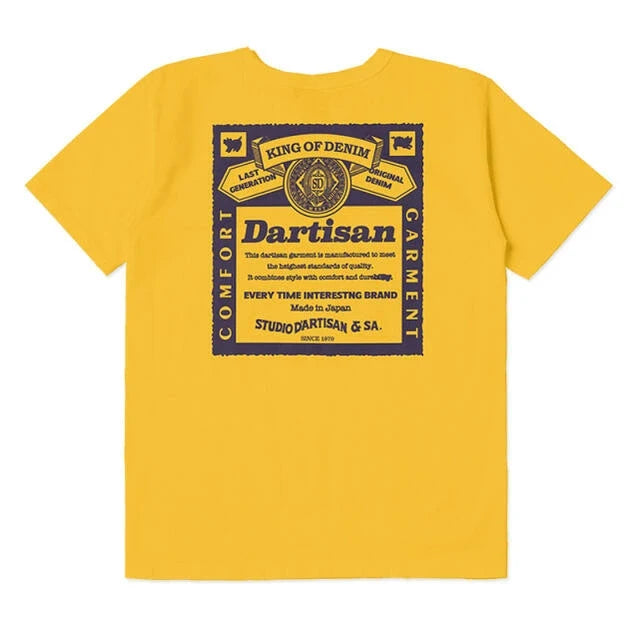 STUDIO D'ARTISAN 8164A Heavyweight Vintage Knit T-Shirt