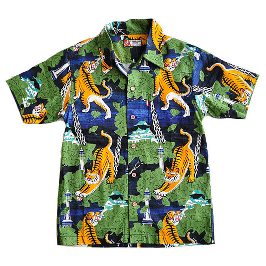SAMURAI JEANS SSA20-OSK Osaka Pattern Cotton Hawaiian Shirt