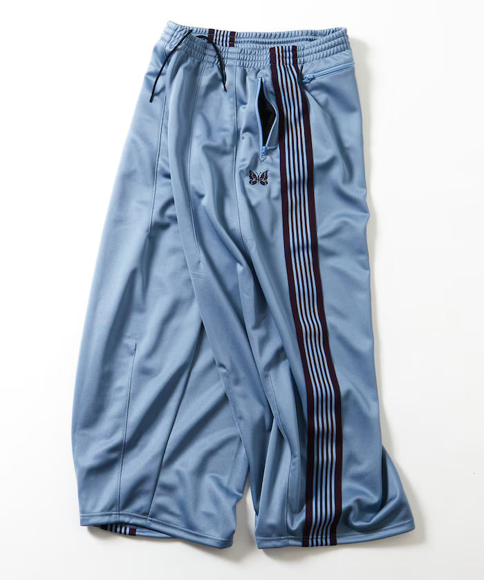 Needles FREAK'S STORE HD Track Pant Poly Smooth Sax Blue