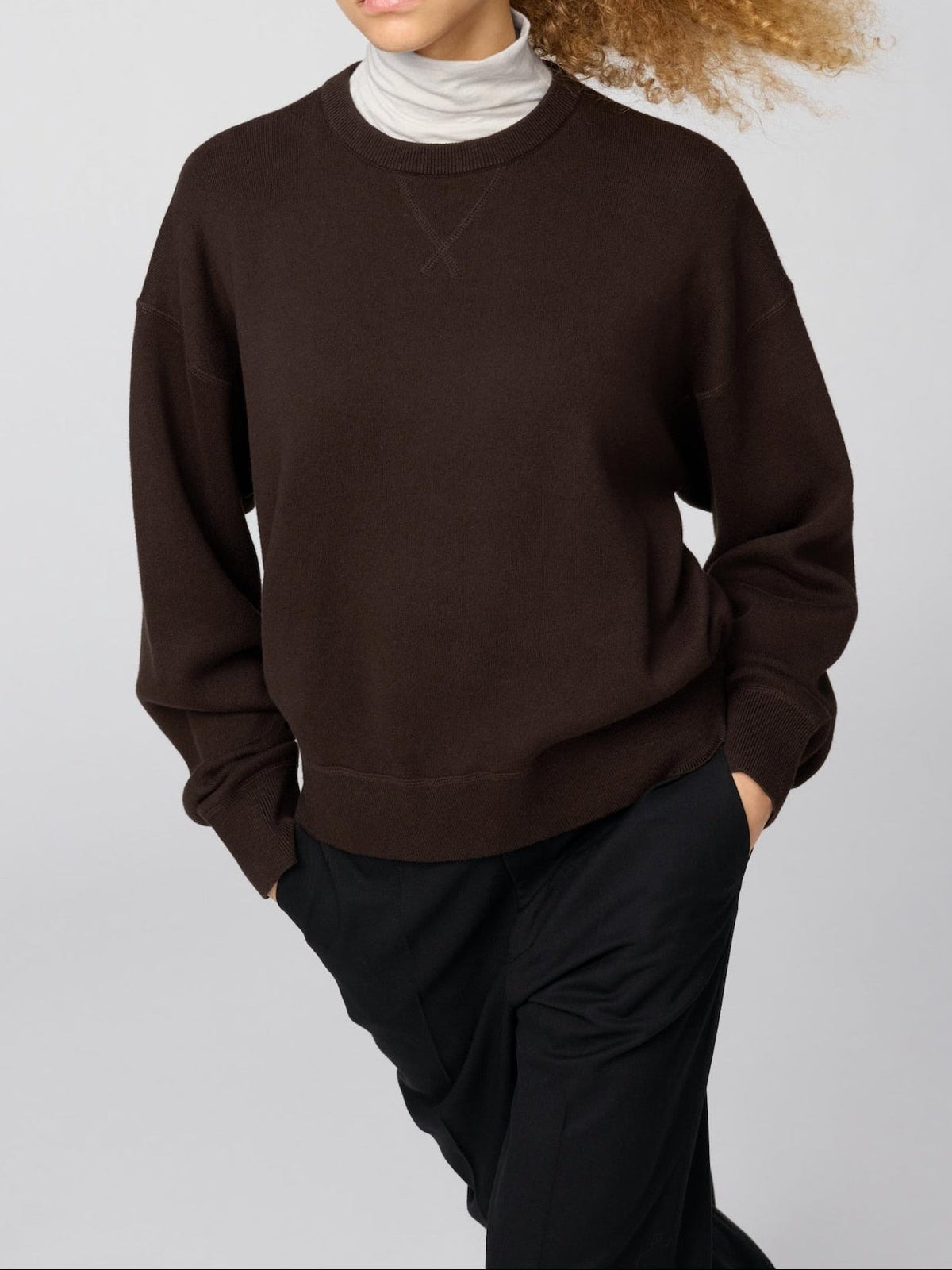 Uniqlo C Smooth Cotton Crew Neck Sweater