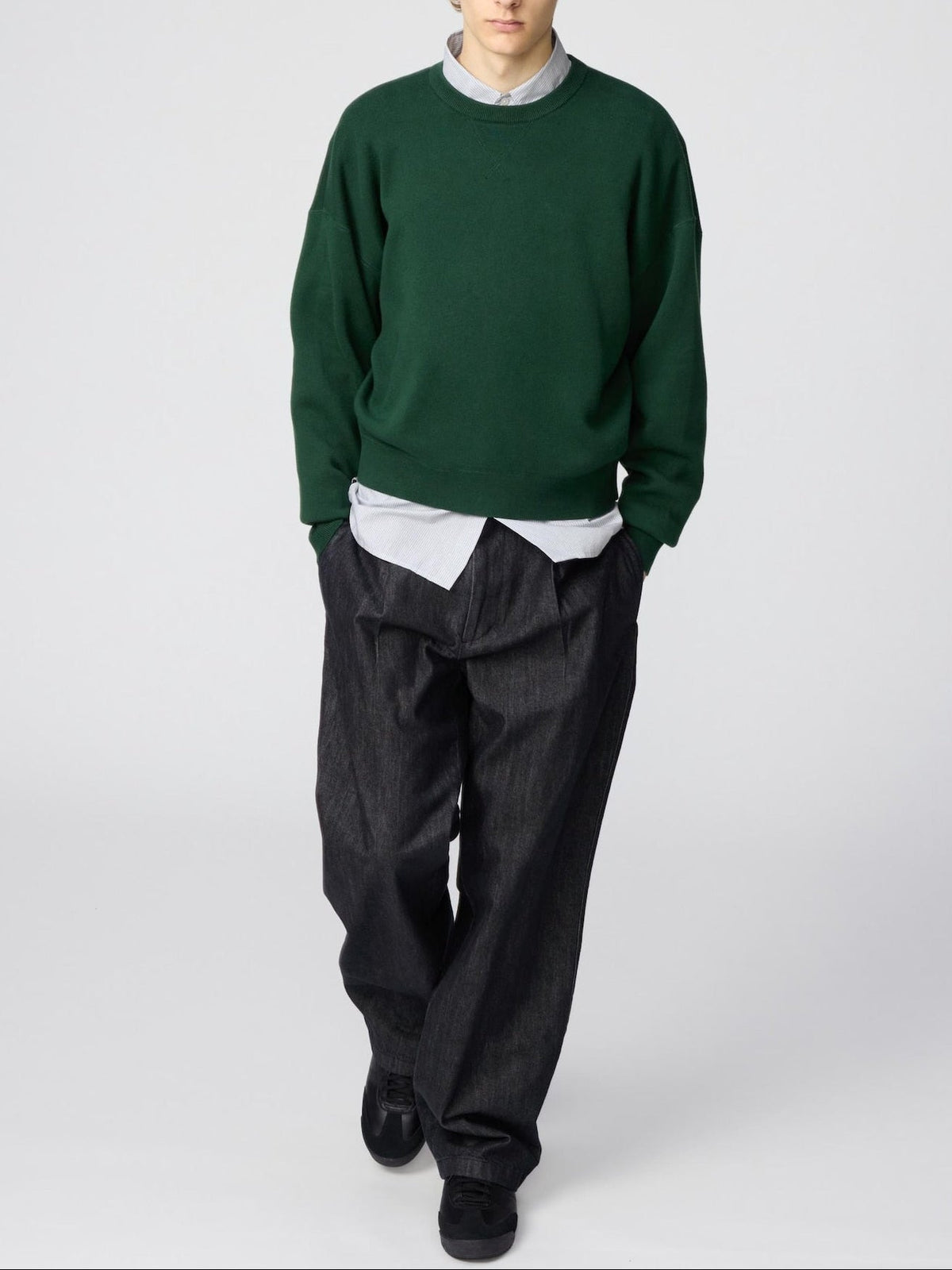 Uniqlo C Smooth Cotton Crew Neck Sweater