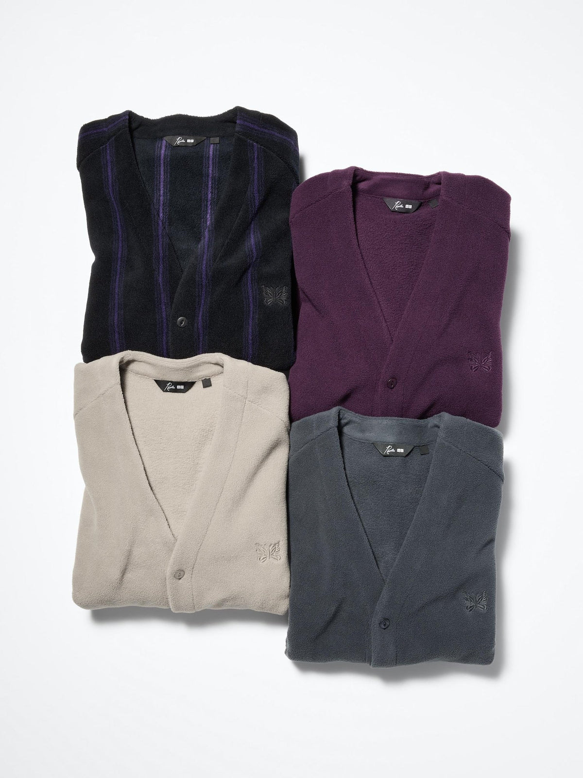 Uniqlo Needles Fleece Oversized Cardigan